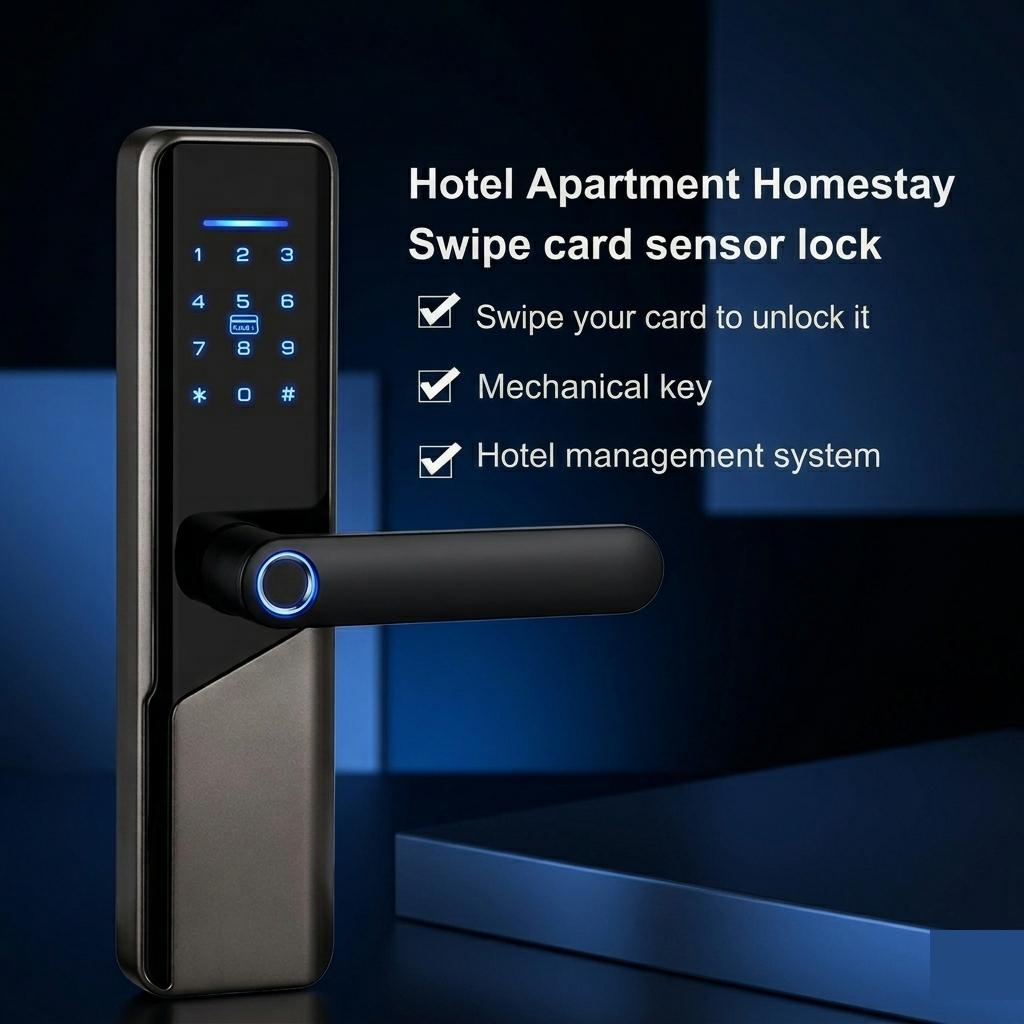 Smart Fingerprint Door Lock | Keyless Entry & NFC Unlock
